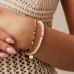 Bransoletka z jadeitów mlecznych Lumi Cosi