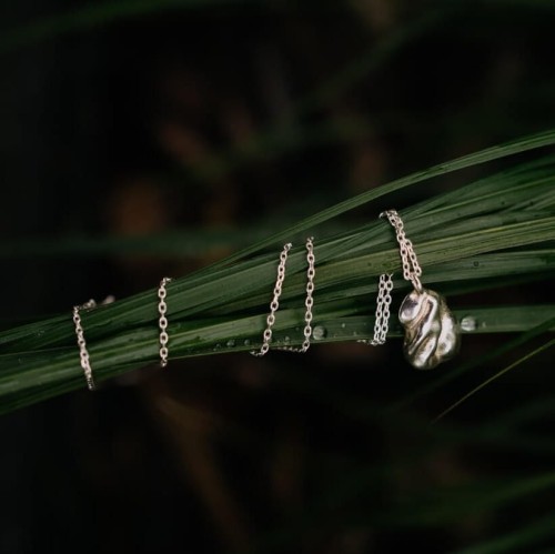  Naszyjnik z nieregularną zawieszką srebrny Lumi Cosi